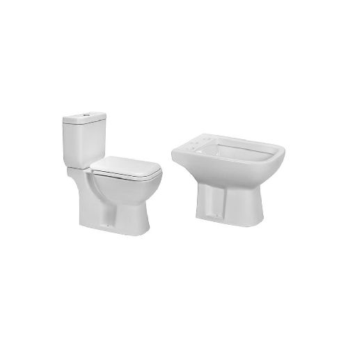 PIAZZA AMALFI INODORO + DEPOSITO APOYO + BIDET + TAPA CIERRE SUAVE