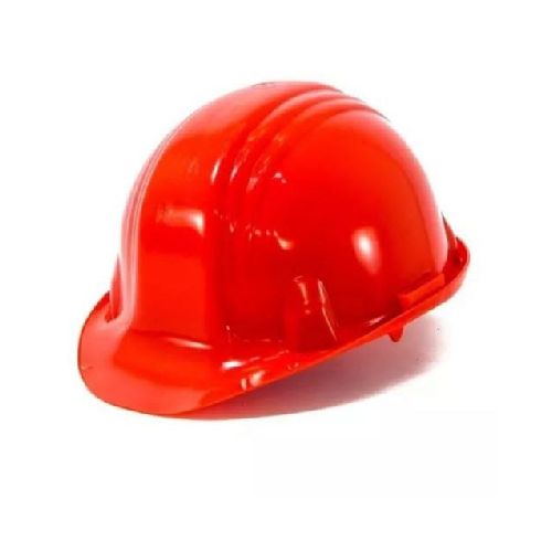 CASCO DE SEGURIDAD EN POLIETILENO CON PRENSANUCA ROJO