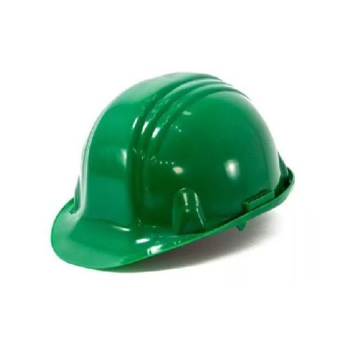 CASCO DE SEGURIDAD EN POLIETILENO CON PRENSANUCA VERDE