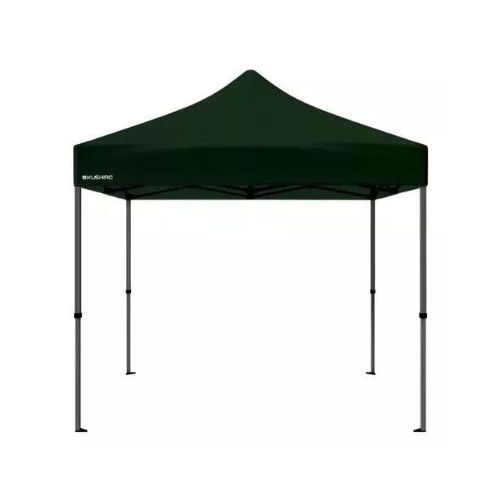 GAZEBO PLEGABLE ACERO 3 X 3 mt VERDE