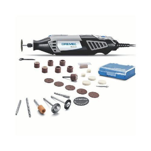 Dremel 4000 Minitorno Con 26 Accesorios + Bolsa de Almacenamiento