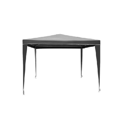 GAZEBO DE POLIESTER GRIS 3 X 3 mt