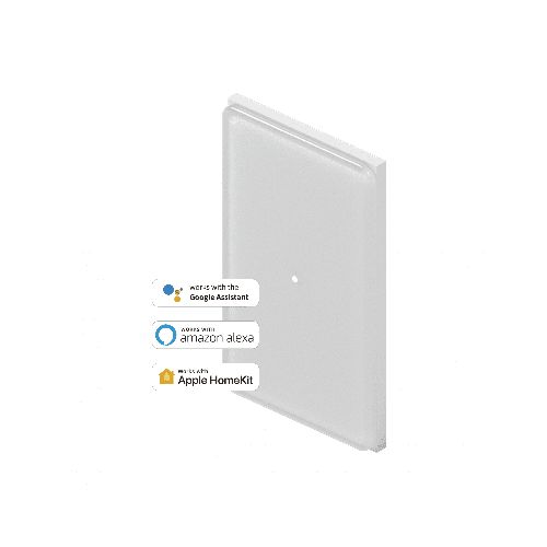 Interruptor de luz Inteligente Touch Blanco 1 línea/canal – HomeKit, Google, Alexa