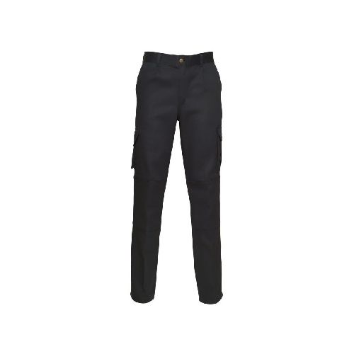 Pantalón Cargo De Trabajo Ombu Negro Bolsillo Porta Celular