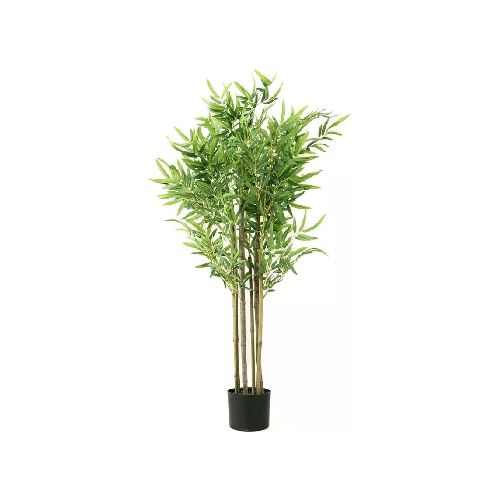 Planta Artificial Grande Decoración Caña De Bambú 120cm