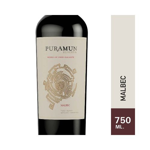 VINO PURAMUN MALBEC 750 ML - Supermercado Disco Online | Todo lo Que Necesitás