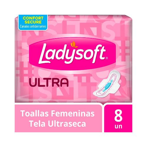 Toallas Femeninas Ultra Seca 8 Un Ladysoft - Supermercado Disco Online | Todo lo Que Necesitás