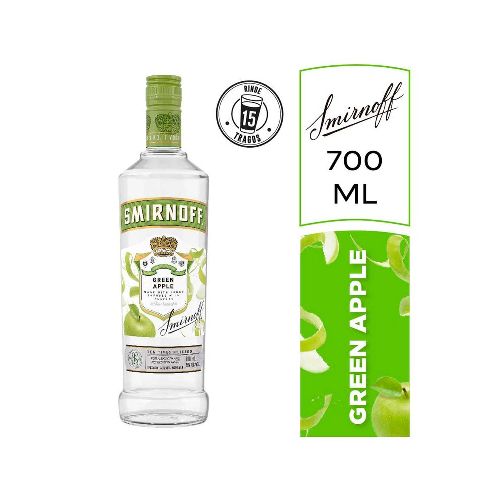 Vodka Smirnoff Green Apple 700 Ml - Supermercado Disco Online | Todo lo Que Necesitás