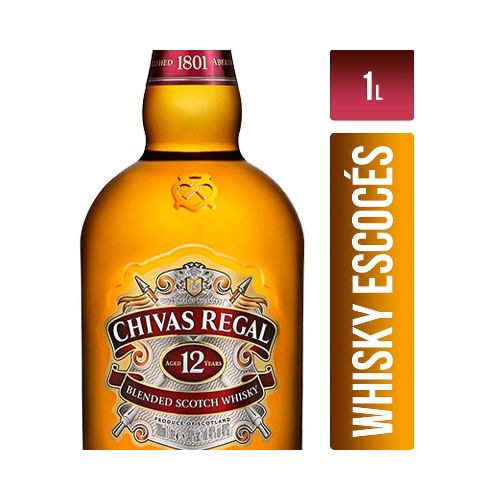 Whisky Chivas Regal 1 L - Supermercado Disco Online | Todo lo Que Necesitás