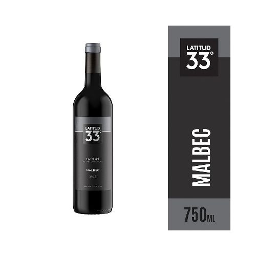 Vino Latitud 33 Malbec 750 Cc - Supermercado Disco Online | Todo lo Que Necesitás