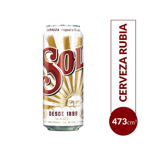 Cerveza SOL Rubia 473cc - Supermercado Disco Online | Todo lo Que Necesitás