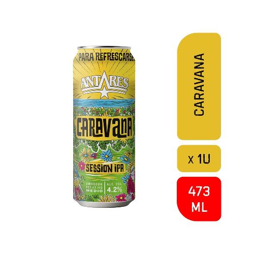 Cerveza Antares Caravana 473 Ml - Supermercado Disco Online | Todo lo Que Necesitás