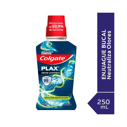 ENJUAGUE BUCAL COLGATE PLAX ODOR CONTROL 250 MLENJUAGUE BUCAL COLGATE PLAX ODOR CONTROL 250 ML - Supermercado Disco Online | Todo lo Que Necesitás