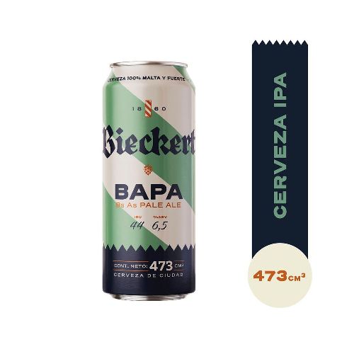 Cerveza BIECKERT Bapa 473cc - Supermercado Disco Online | Todo lo Que Necesitás