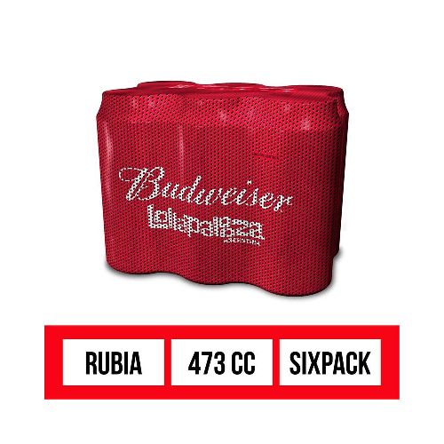 Cerveza Budweiser 473 Ml x 6 Un - Supermercado Disco Online | Todo lo Que Necesitás