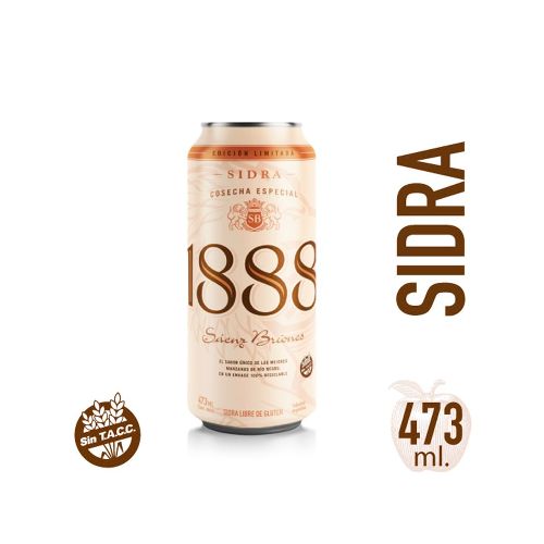 Sidra 1888 473 Ml - Supermercado Disco Online | Todo lo Que Necesitás