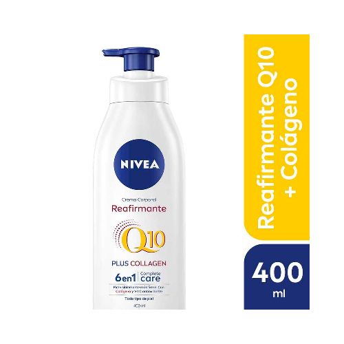 CREMA CORPORAL REAFIRMANTE NIVEA Q10 + COLÁGENO 6 EN 1 400 ML - Supermercado Disco Online | Todo lo Que Necesitás