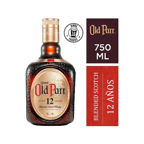 WHISKY OLD PARR 12 AÑOS BOTELLA 750ML - Supermercado Disco Online | Todo lo Que Necesitás