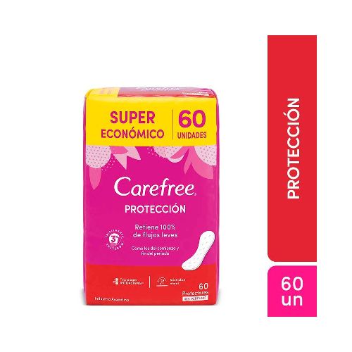 PROTECTORES DIARIOS CAREFREE PROTECCIÓN X60 UN - Supermercado Disco Online | Todo lo Que Necesitás