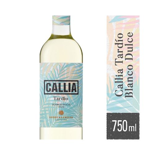 Vino Callia Tardio Blanco 750 Ml - Supermercado Disco Online | Todo lo Que Necesitás