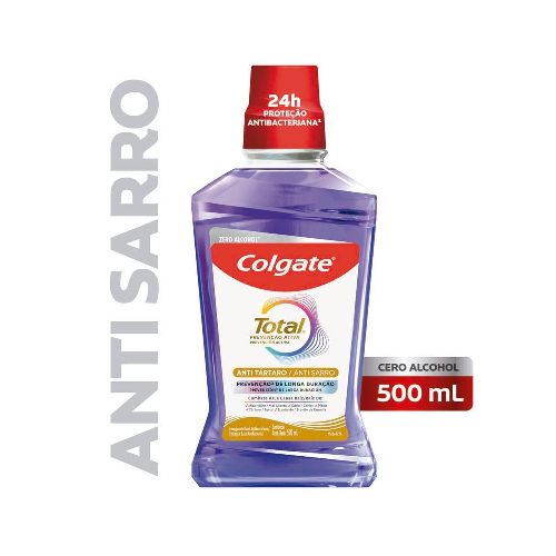 ENJUAGUE BUCAL TOTAL ANTISARRO 500 ML COLGATE - Supermercado Disco Online | Todo lo Que Necesitás