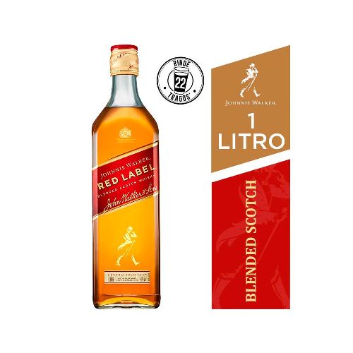 Whisky Johnnie Walker Red Label Botella 1 L - Supermercado Disco Online | Todo lo Que Necesitás