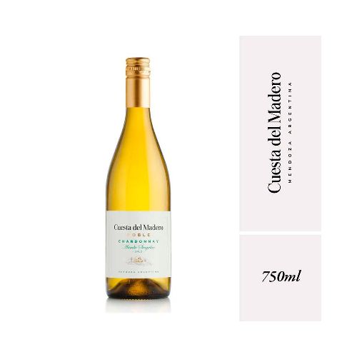 Vino CUESTA DEL MADERO Roble Chardonnay 750cc - Supermercado Disco Online | Todo lo Que Necesitás