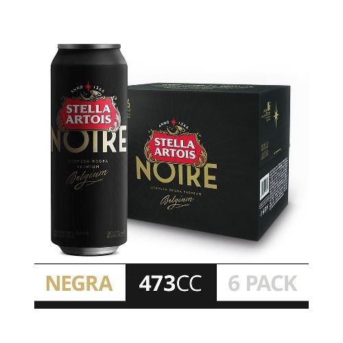 cerveza STELLA ARTOIS Noire 473cc 6un - Supermercado Disco Online | Todo lo Que Necesitás