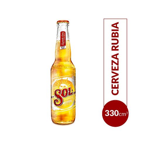 cerveza SOL Rubia 330cc - Supermercado Disco Online | Todo lo Que Necesitás