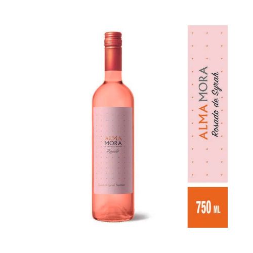 Vino ALMA MORA Syrah Rosado 750cc - Supermercado Disco Online | Todo lo Que Necesitás