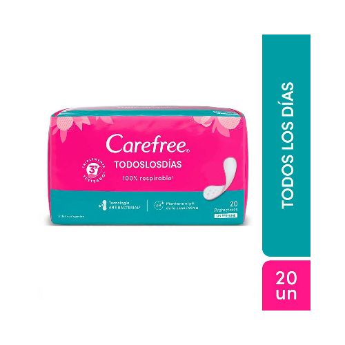 PROTECTORES DIARIOS CAREFREE TODOS LOS DÍAS X20 U - Supermercado Disco Online | Todo lo Que Necesitás