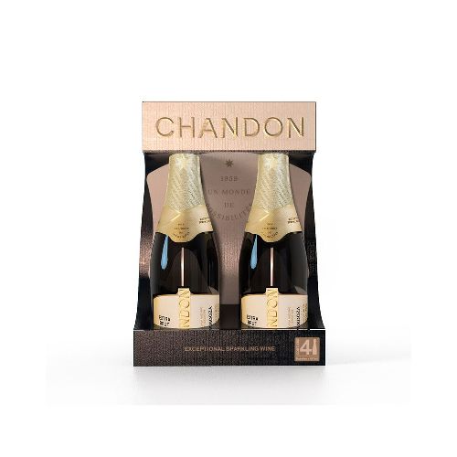 ESPUMANTE CHANDON EXTRA BRUT ESTUCHE FOURPACK 187 ML - Supermercado Disco Online | Todo lo Que Necesitás