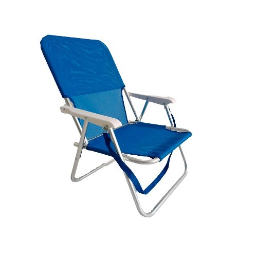 Silla Playa Sand Aluminio Azul Outzen - Supermercado Disco Online | Todo lo Que Necesitás