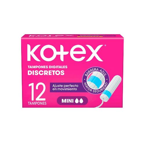 tampones KOTEX mini 12 - Supermercado Disco Online | Todo lo Que Necesitás