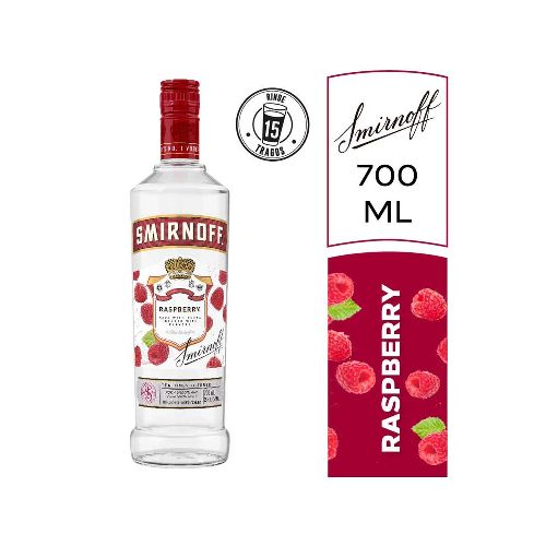 Vodka Smirnoff Raspberry 700 Ml - Supermercado Disco Online | Todo lo Que Necesitás