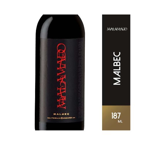 Vino MALAMADO malbec  x 187 cc - Supermercado Disco Online | Todo lo Que Necesitás