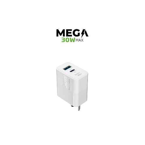 Cargador De Pared Foxfox Mega 30W Blanco - Maxihogar