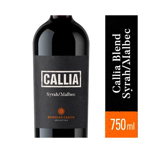 Vino Tinto Callia Blend Syrah Malbec 750ml - Masonline - Más Online