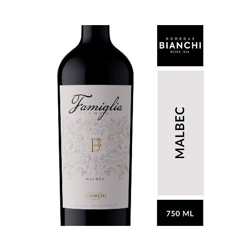 Vino Tinto Famiglia Bianchi Malbec 750 Ml - Masonline - Más Online