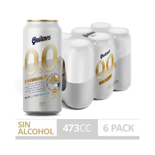 Cerveza Sin Alcohol Quilmes Tipo Lager 473ml 6u - Masonline - Más Online