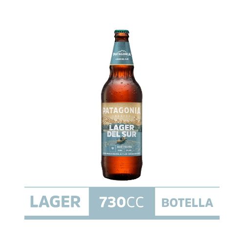 Cerveza Rubia Patagonia Lager Del Sur 730 Ml - Masonline - Más Online