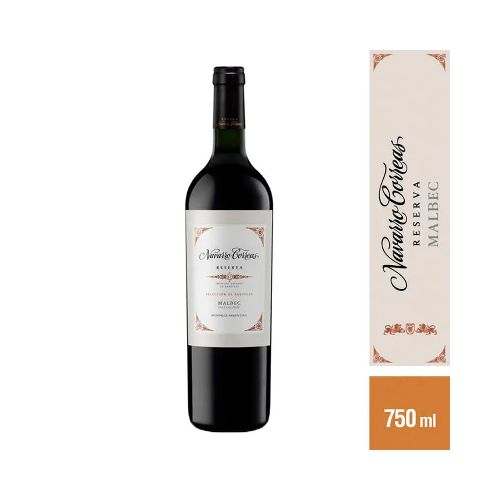 Vino Tinto Navarro Correas Reserva Malbec 750 Ml - Masonline - Más Online