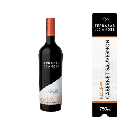 Vino Tinto Terrazas De Los Andes Reserva Cabernet Sauvignon 750 Ml - Masonline - Más Online