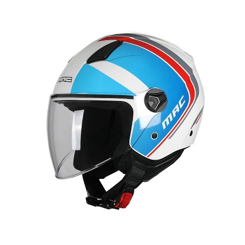 Casco Mac 721 Beat Cyrus Blanco/Azul 2xl - Masonline - Más Online