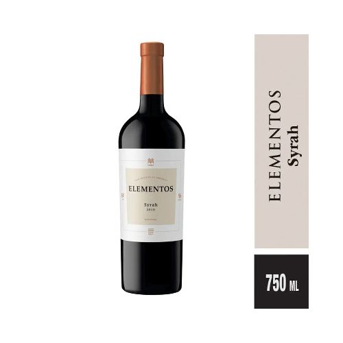 Vino Tinto Elementos Syrah 750 Ml - Masonline - Más Online