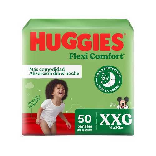 Pañales Huggies Flexi Comfort Promopack Xxg 50un - Masonline - Más Online