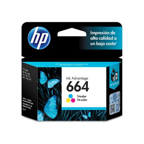 Cartucho De Tinta Hp 664 Tricolor Original F6v28al - Masonline - Más Online