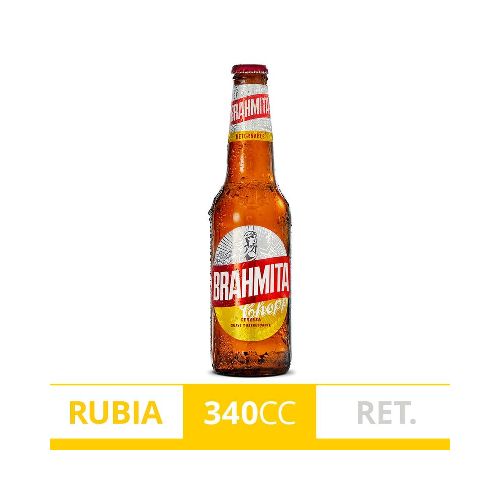 Cerveza Rubia Chopp Retornable Brahma 340 Cc - Masonline - Más Online