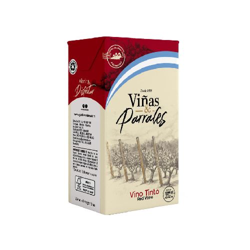 Vino Tinto Viñas Y Parrales 1 L - Masonline - Más Online