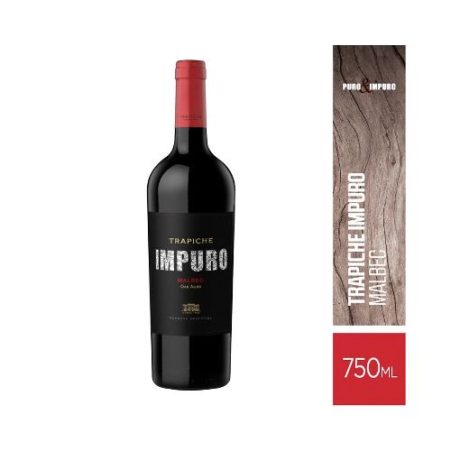 Vino Trapiche Impuro Malbec 750ml - Masonline - Más Online